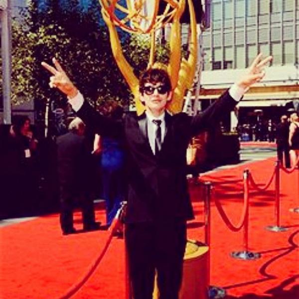 RobbieShapiroCA's tweet photo. #Emmy! :-) I feel like the king of the world! http://t.co/NyBWY2YM