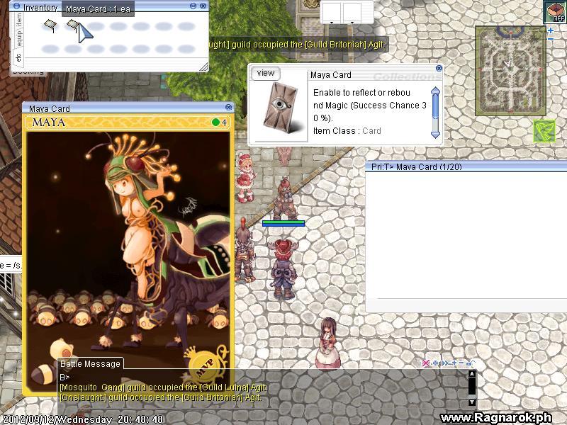 Maya purple card now only works with mobs? - Ragnarok Online Community Chat  - WarpPortal Community Forums