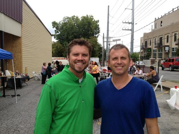 MikeSnow10's tweet photo. Celebrated the 1yr Anniversary with the Arkansas Campus today... God is GOOD!!!! http://t.co/nQBnVQF6