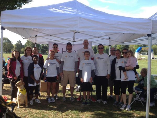 j_neu's tweet image. Thanks to the Hanger Clinic Team in Columbus for supporting #stepsforsarcoma @OSUWexMed @HangerNews @AEP_Program