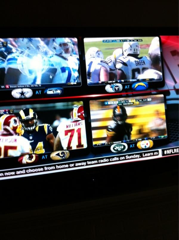 hildigreen's tweet photo. @nflredzone #quadboxsighting Loving Sunday with REDZONE http://t.co/PFEFss4M