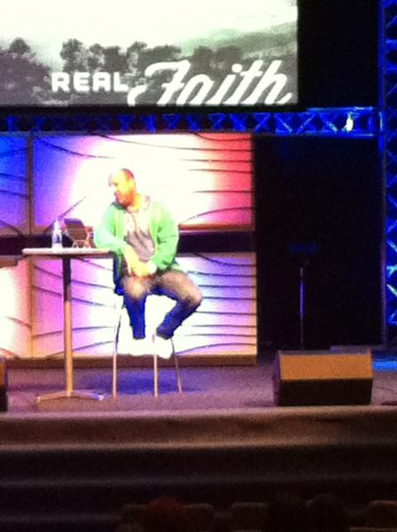 Amberprice01's tweet photo. Jeff bringing the Word about REAL FAITH #WeAreCollide http://t.co/UevXR16v