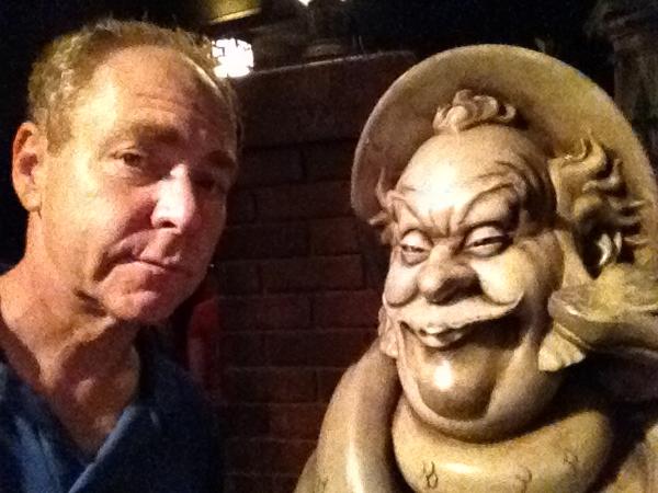 MrTeller's tweet photo. Hard to tell gargoyles apart at the Haunted Mansion. http://t.co/zm0Lug5B