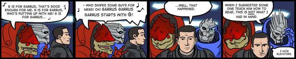 G is for Garrus.