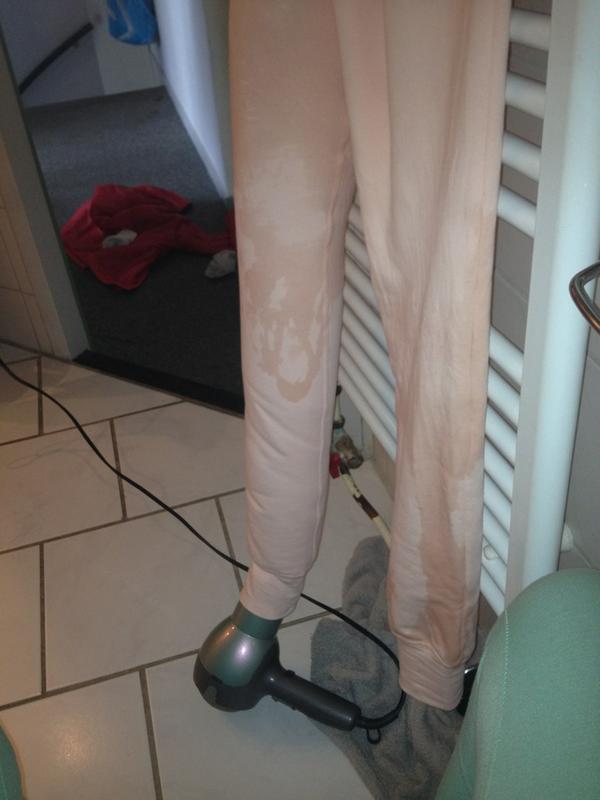 Zo kan je ook je broek drogen