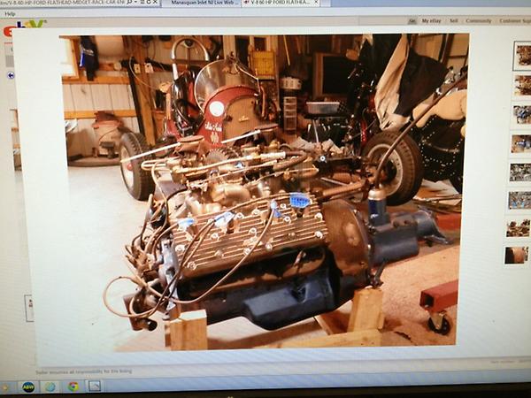 gardellaracing's tweet photo. Flathead V8 on order greeting it ready for the vintage race car / 48 Ford http://t.co/fdOUo0hu