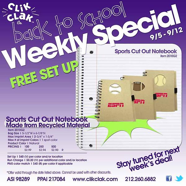 ClikClakCo's tweet photo. Don't miss out on #WeeklyDeals! Get your #backtoschoolswag from Clik Clak while supplies last! #backtoschool #sportswag http://t.co/dzFZTNqt