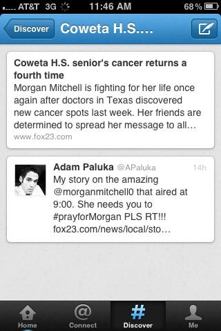 JoeyMcGrath62's tweet image. Getting on Twitter and seeing this in my "trending" section &amp;gt;

#PrayForMorgan #PrayForMorgan #PrayForMorgan