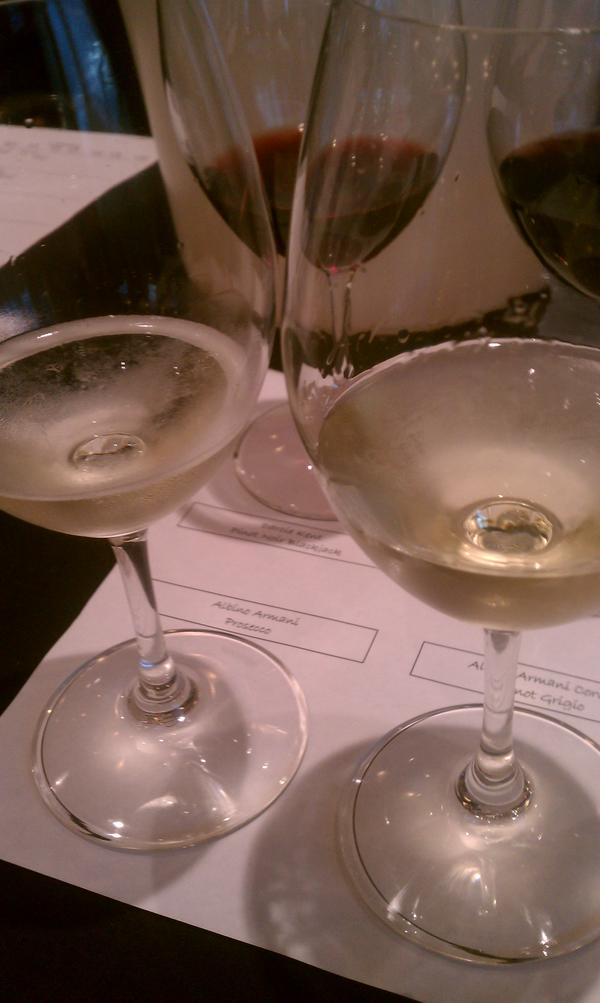VinoItalianoSWS's tweet photo. Tasting albino armani prosecco. It is quite beautiful. http://t.co/Y2dGu0a2
