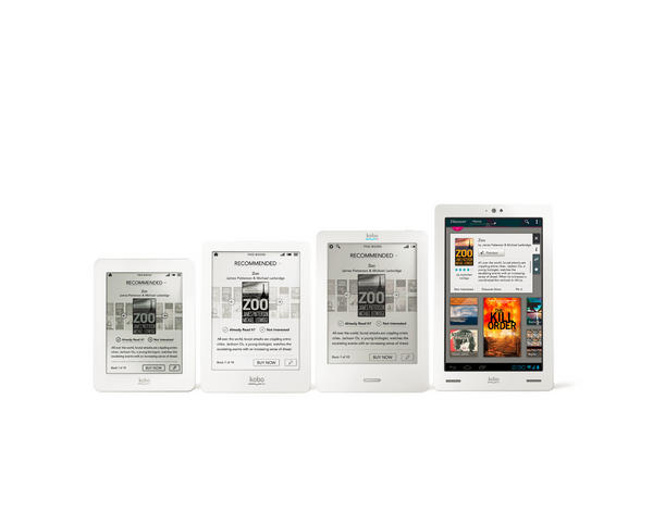 kobo's tweet photo. Welcome the new #KoboFamily of devices! The #KoboGlo, #KoboMini &amp; #KoboArc … Check them out! https://t.co/xFh7jd8H http://t.co/gxdIKQTo