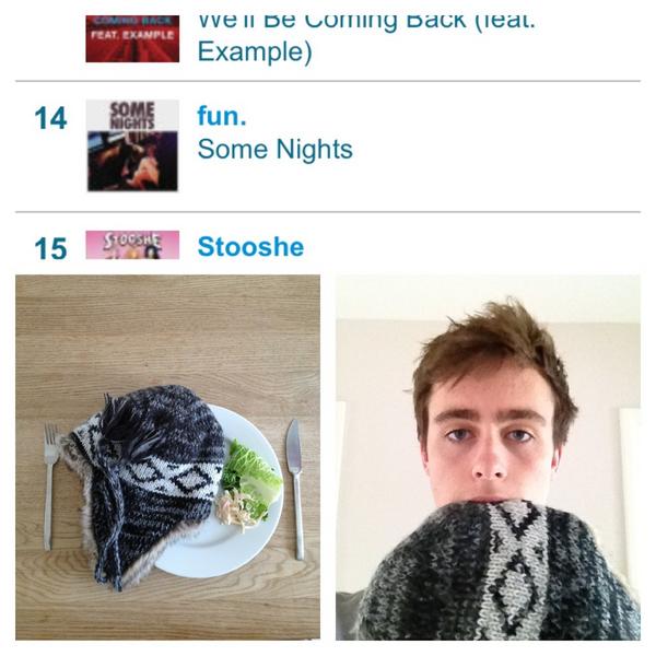A few weeks ago I tweeted that I would eat my hat if fun. had another top 40 hit in the UK. Well...