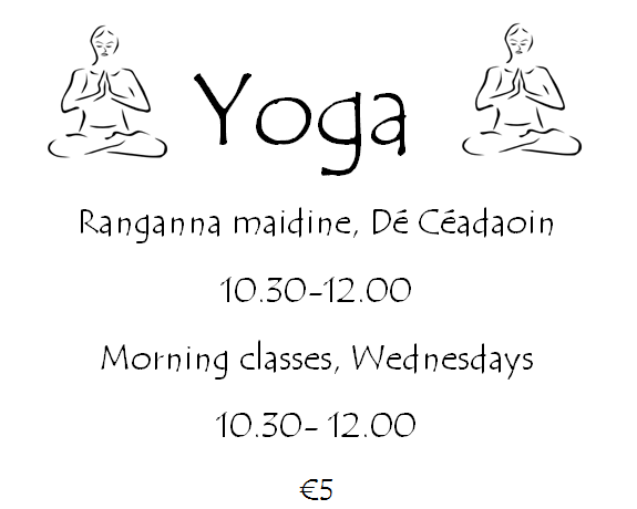aislannrnf's tweet photo. Ranganna Yoga ag toiseacht san Áislann ar an tseachtain seo chugainn, bígí linn :-) http://t.co/XWgbmzi6