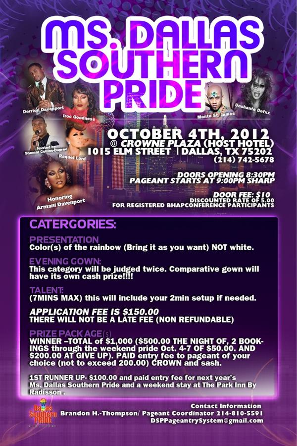 DallasPride's tweet photo. Chile! The girls are calling about #MissDallasSouthernPride 2012! @ImmaHndFull had planned a GREAT EVENT! http://t.co/5jCH8lCd