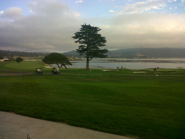 matute3's tweet photo. Closest place to heaven!!! 18 hole at Pebble Beach. One of my Dreams come true!! http://t.co/VqCfYNYV