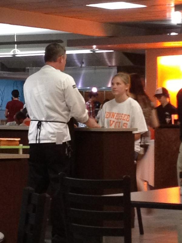 EmilyWalt's tweet image. @mickenzieseely meeting the chef in PCB #goher