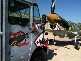 The Gastro Bomber stopped by to visit today! Come get a taste at our October Home School Day and Halloween Carnival.