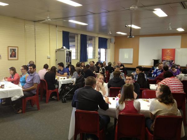 emmanuel_comm's tweet photo. It's so good to be with the young couples of Emmanuel for breakfast and sharing vision! http://t.co/xGeI7h6k