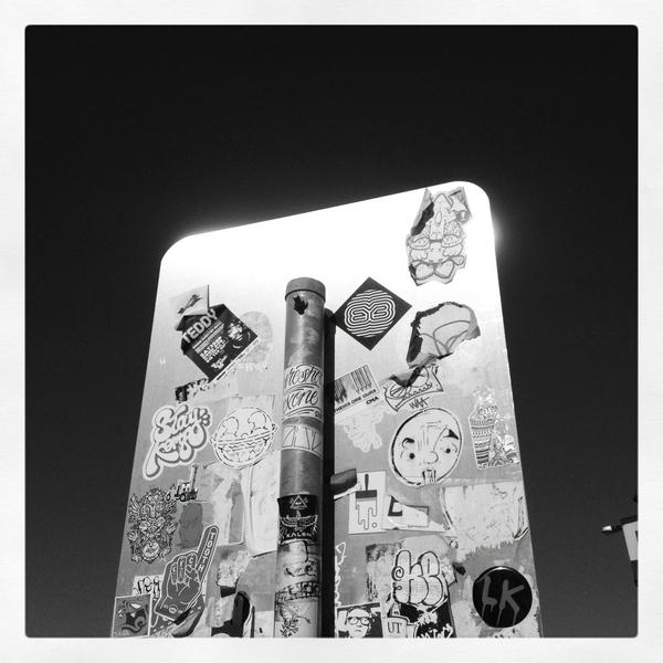 abarn's tweet photo. Behind the sign of the times http://t.co/dHLqG8nG