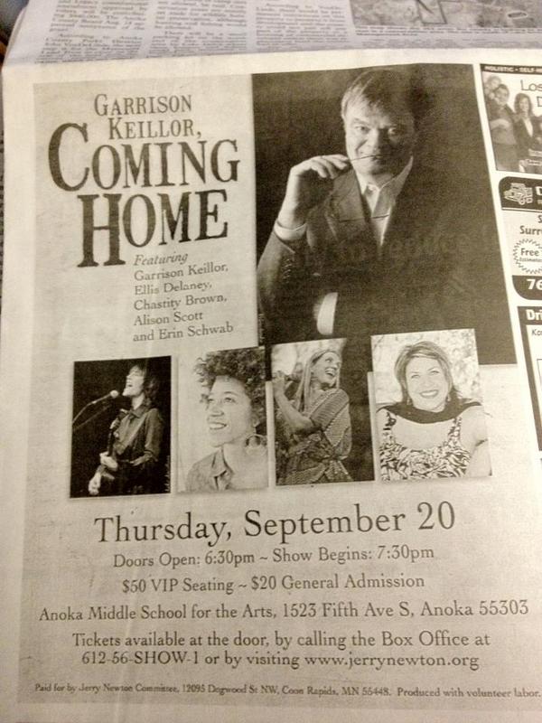 VoteJerryNewton's tweet photo. Great ad in Anoka County Union today for my event on the 20th!  Get your tickets! http://t.co/hgs8iMtE
