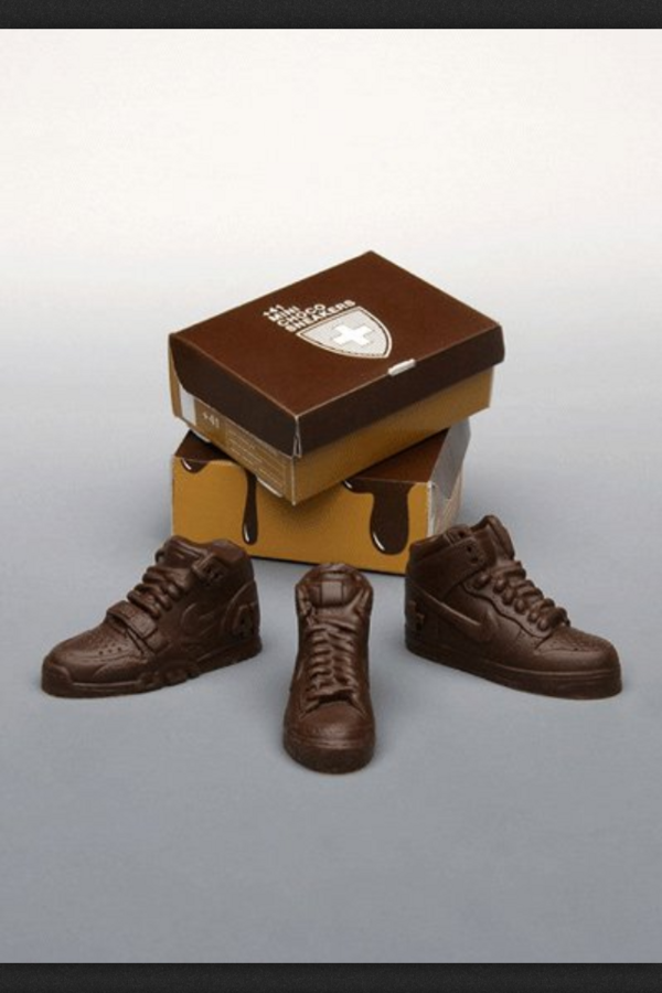 RT als je deze Chocolade schoenen wilt hebben! #FoodFromHeaven
