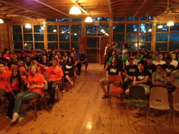tweetfbc's tweet image. FBC led a great activity last night at #MBAbound Congrats to the orange and maroon teams!
