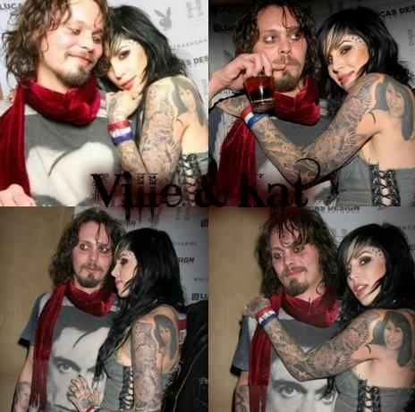 HIM Spam on Twitter: "Ville and Kat Von D http://t.co/UoZiIDgP" Twitter