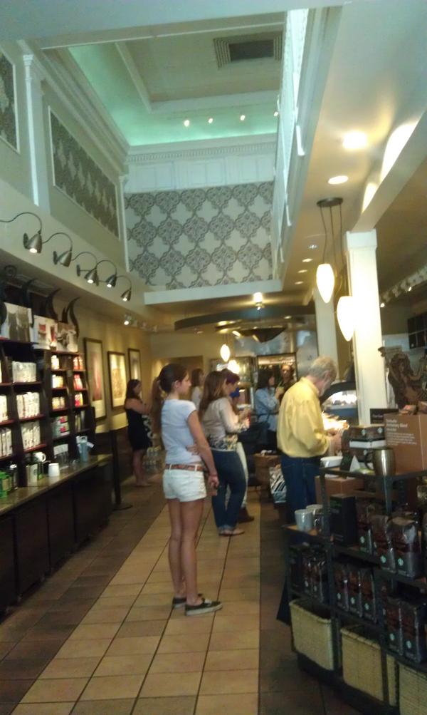 SBUXEvans's tweet photo. King Street store in Charleston. Really cozy place. #Starbucks #wearefamily http://t.co/EhIOsDf2