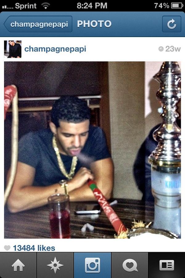 Hookah is becoming a very popular leisure activity for some of the top celebrities such as DRAKE himself.