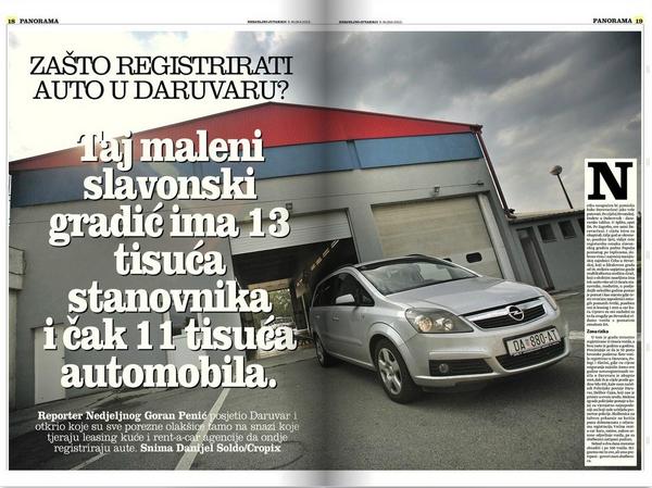 Zašto svi žele registrirati auto u Daruvaru?