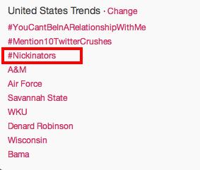 nickmara's tweet photo. “@hayleybry: its trending! congrats baby;* #nickinator forever and always. @TheRealNickMara http://t.co/zbt5ny3T” 👍 let's go worldwide