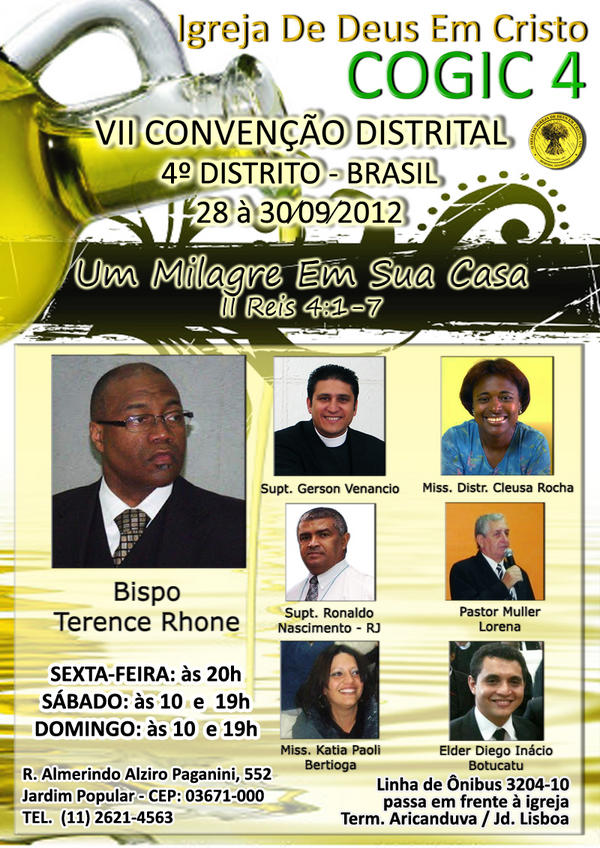 cogic4's tweet image. COGIC4 - VII Convenção Distrital 4º distrito