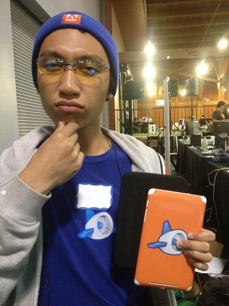 Yosun's tweet image. Blackberry dev has left #WebWorks for #Adobe #Phonegap which also runs on Nexus 7 - w #appengine backend #hackathon