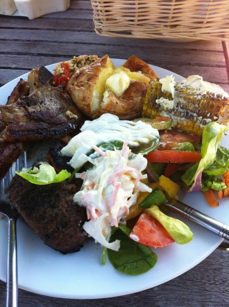 Tracey_callahan's tweet image. My BBQ food today! Am stuffed #2muchfood