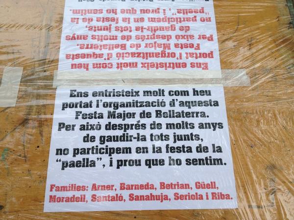 Paella Festa Major 2012 #Bellaterra