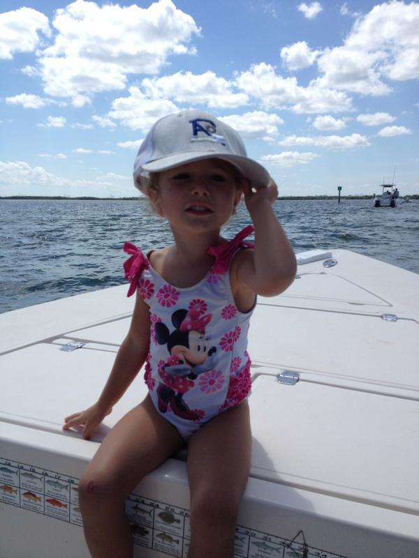 Had a great weekend on the water. Need a smaller @BOATattire hat for next trip.