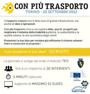 <a href="/AutogreenIT/">Autogreen.it</a> 22/9 Bar camp Con più trasporto: cerchiamo idee e progetti per una mobilità nuova conpiutrasporto.it