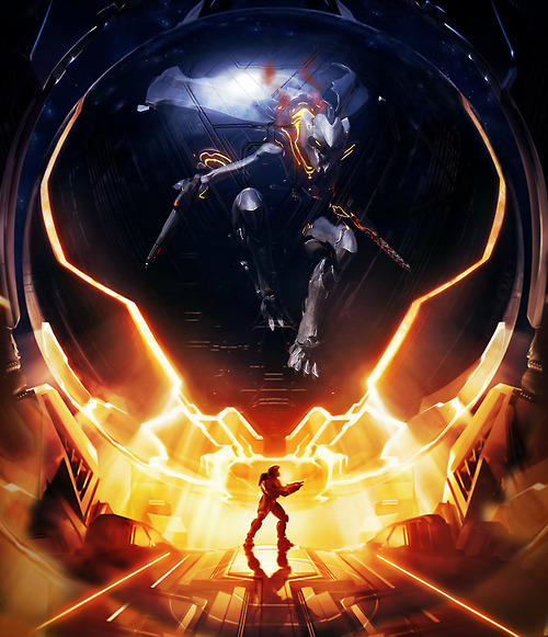 Haloscoop's tweet image. RT if you think this photo is awesome! The Promethean enemies look beastly! Can't wait to try out the Campaign.