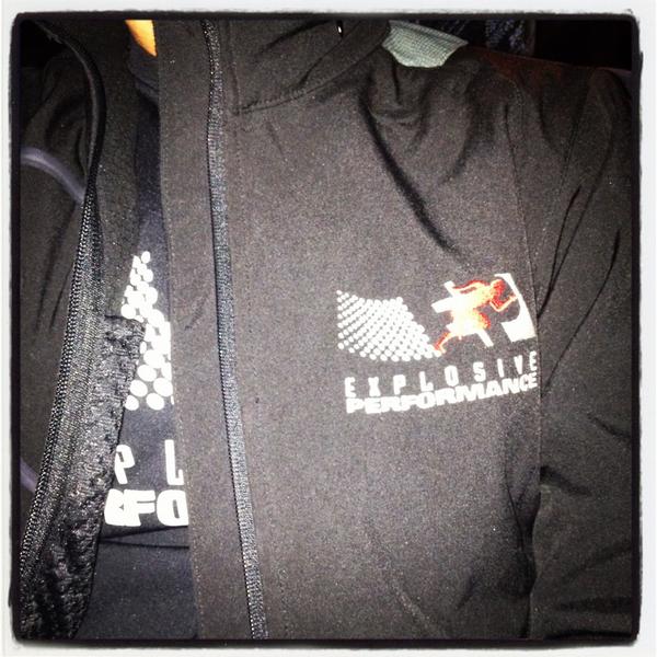 TrainerMPray's tweet image. Cold enough to break it out... First wear of the fall #explosiveperformance