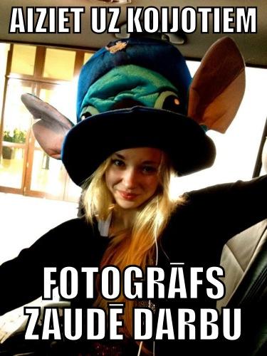 kāp uz letes, viņi teica