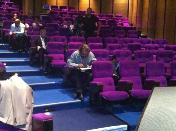 PierreMetivier's tweet image. @jfcarrasco tweeting @ #nfcwc