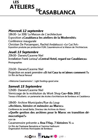 Casablanca a Bordeaux