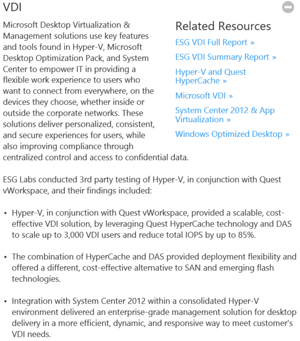 JoseR0mero's tweet image. Microsoft Virtualization Performance Reports highlight the benefits of #vWorkspace Catalyst Components for Hyper-V