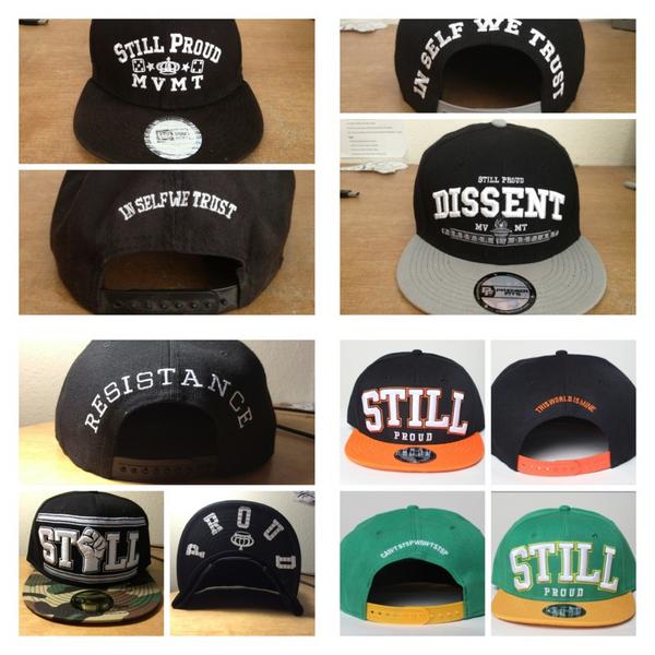 StillProud's tweet photo. I think it's safe to assume that our hat game is progressing. The bottom 2 are available btw: http://t.co/E9kT3FDx http://t.co/iu8YamC5