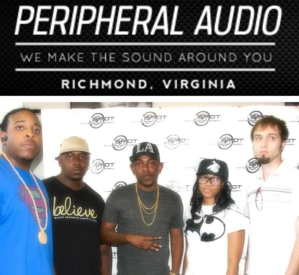 PeripheralAudio's tweet photo. @peripheralaudio with @kendricklamar http://t.co/NQcwsKti