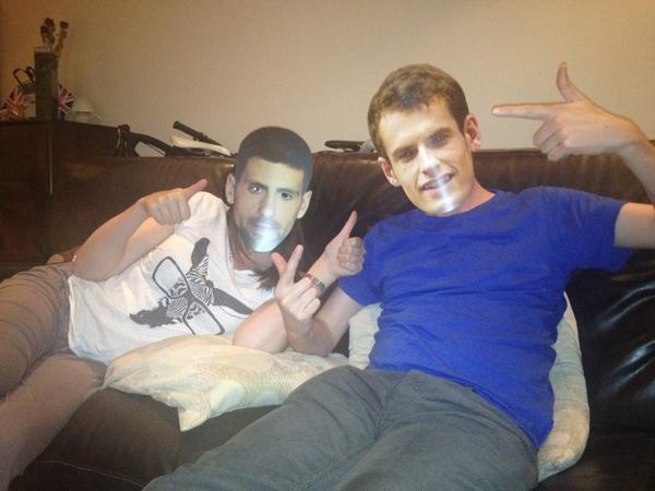 alexa_bone's tweet photo. getting in the spirit of the #USOpen #ComeOnAndy who needs sleep anyway :) http://t.co/Pf15hWwM