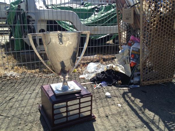 Jotly's tweet photo. It's mine now #TCDisrupt Cup. http://t.co/1ibH17gc