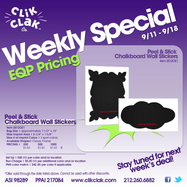ClikClakCo's tweet photo. #WeeklySpecial http://t.co/1HBaWmPF