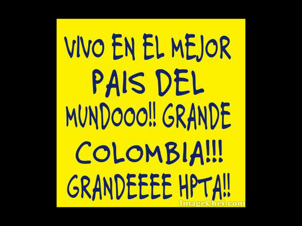 fabrielzarate's tweet photo. "COMPÁRTELA" si te sientes orgulloso de ser Colombiano http://t.co/2oJry6TC