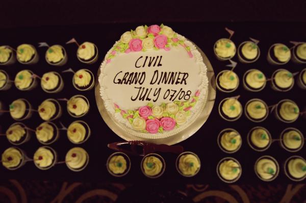 afafismail's tweet image. Farewell cake, Civil Grand Dinner July 07/08 #civillegends