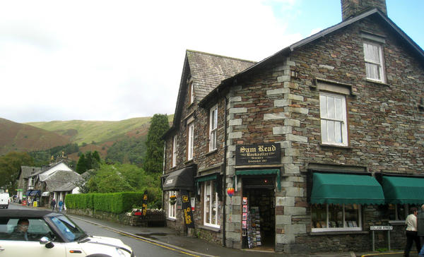 CarolynBarnabo's tweet image. Nothing better than a great local bookshop on one's travels #SamRead #Grasmere #LakeDistrict